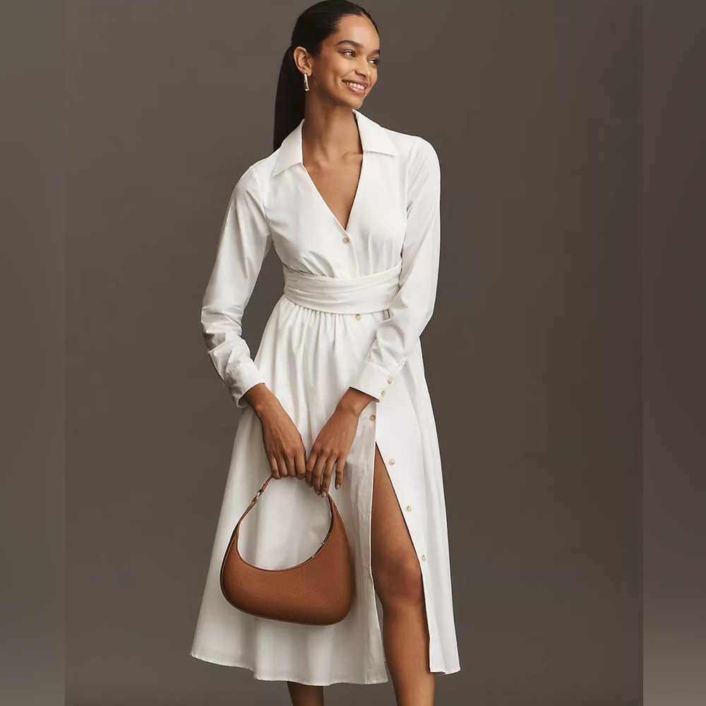 Hutch White Long Sleeve Dress